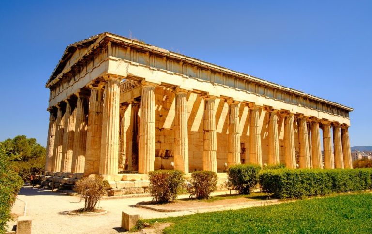 Athens Airport minivan Transfer to Temple of Hephaestus